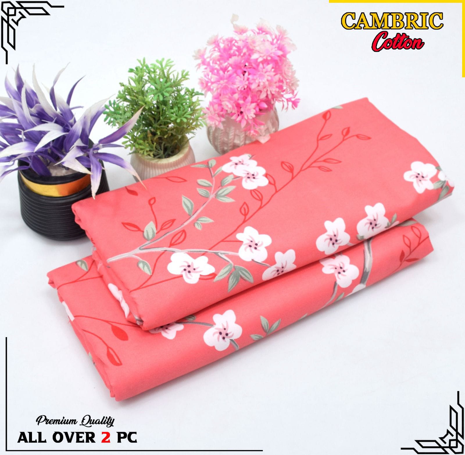 CAMBRIC COTTON 4 Season 2 Piece Suite