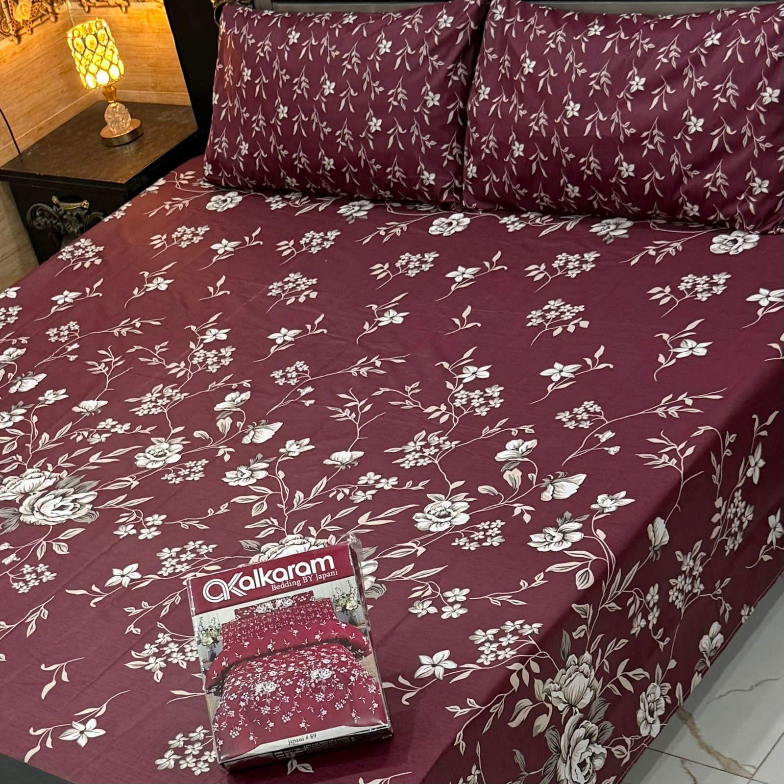 Cotton Bedsheets  Full Printed 3picec