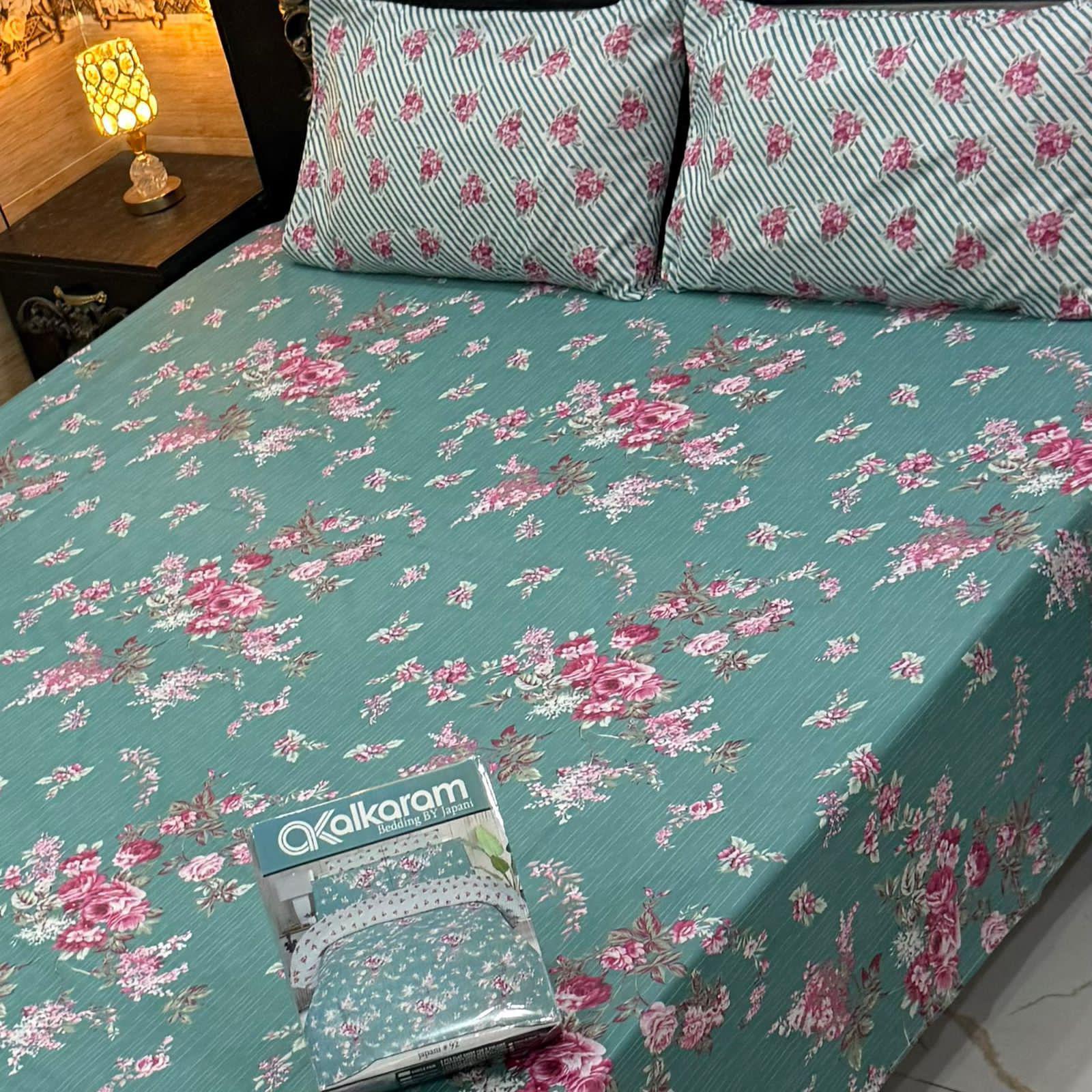 Cotton Bedsheets  Full Printed 3picec