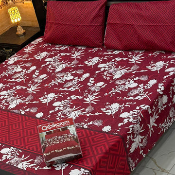 Cotton Bedsheets  Full Printed 3picec
