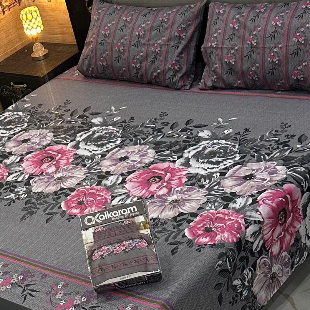 Cotton Bedsheets  Full Printed 3picec