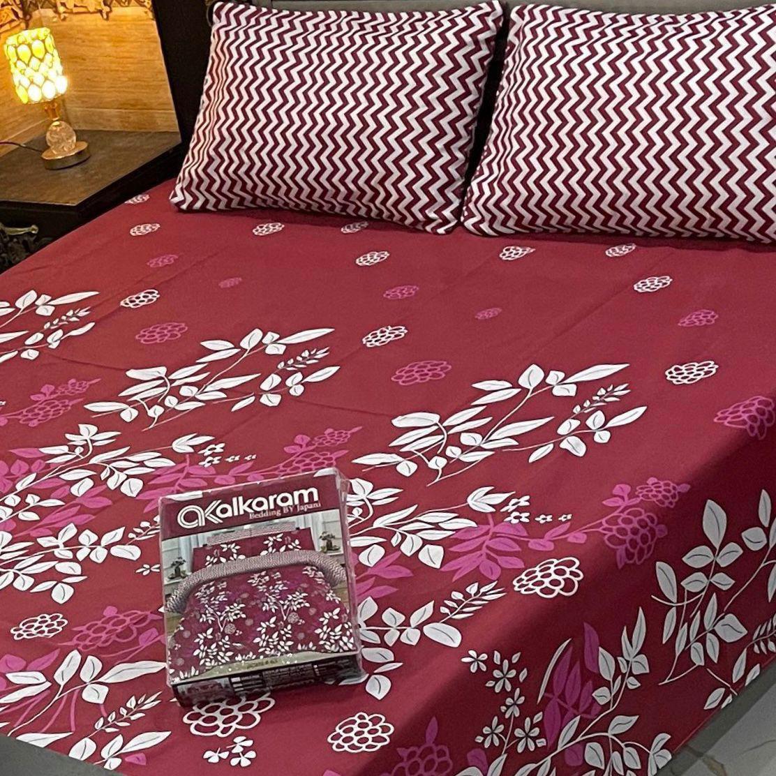 Cotton Bedsheets  Full Printed 3picec