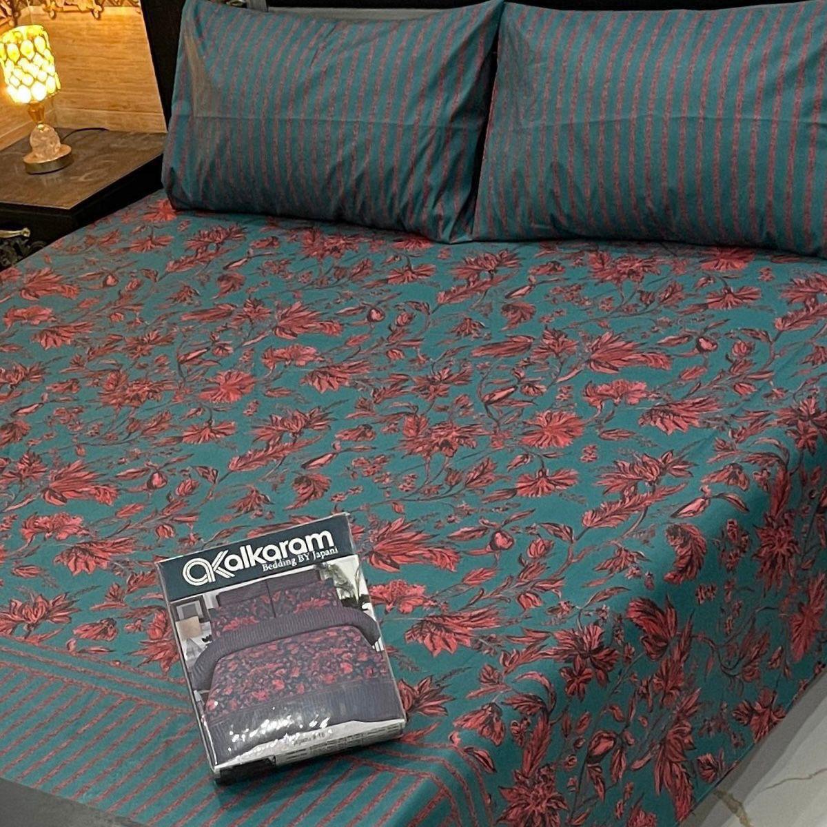 Cotton Bedsheets  Full Printed 3picec