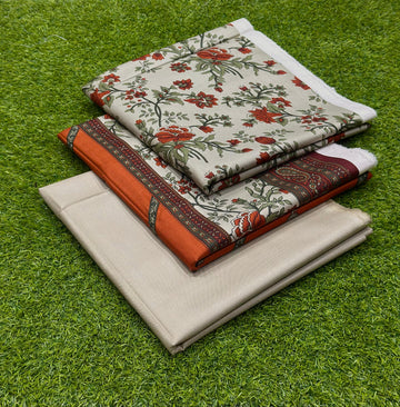 OREINT LINEN 3 PIECE PRINTED SUITE