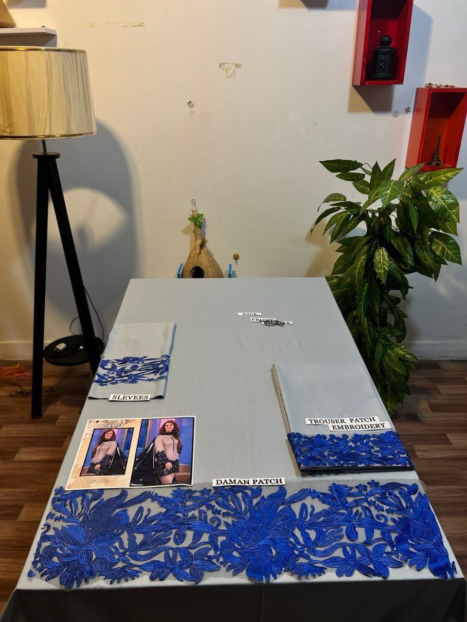 DHENAK 2-PIECE EMBROIDERY SUITE