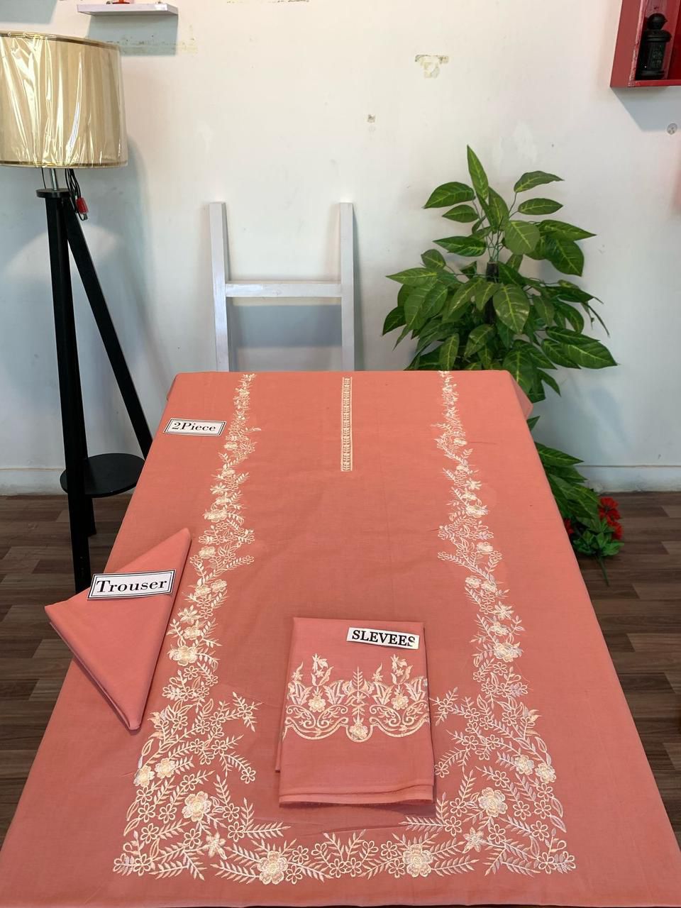 DHENAK 2-PIECE EMBROIDERY SUITE