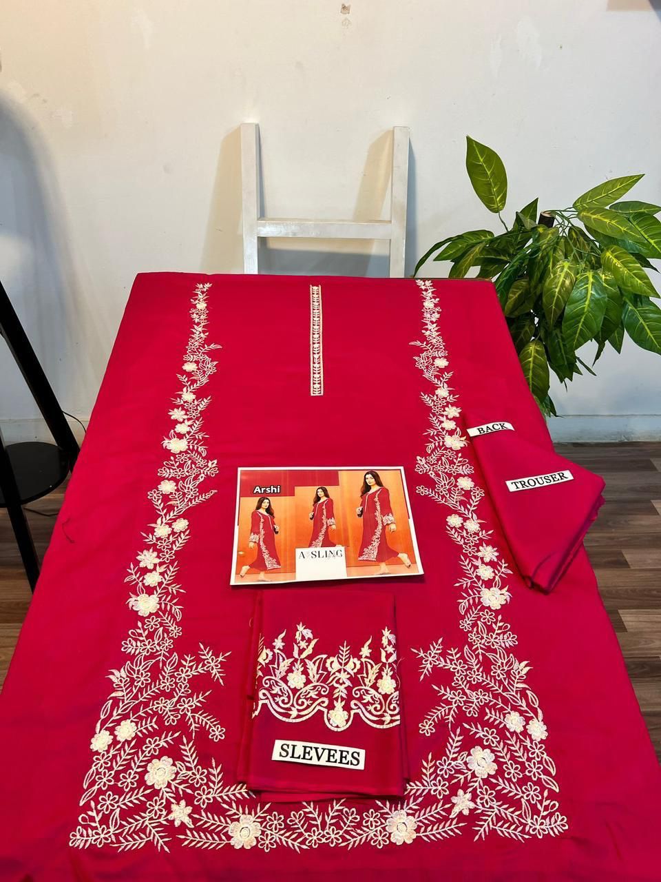 DHENAK 2-PIECE EMBROIDERY SUITE