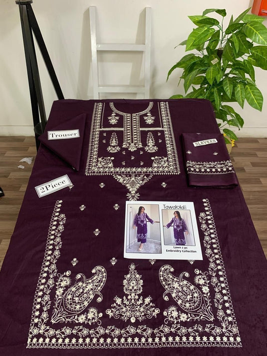 DHENAK 2-PIECE EMBROIDERY SUITE