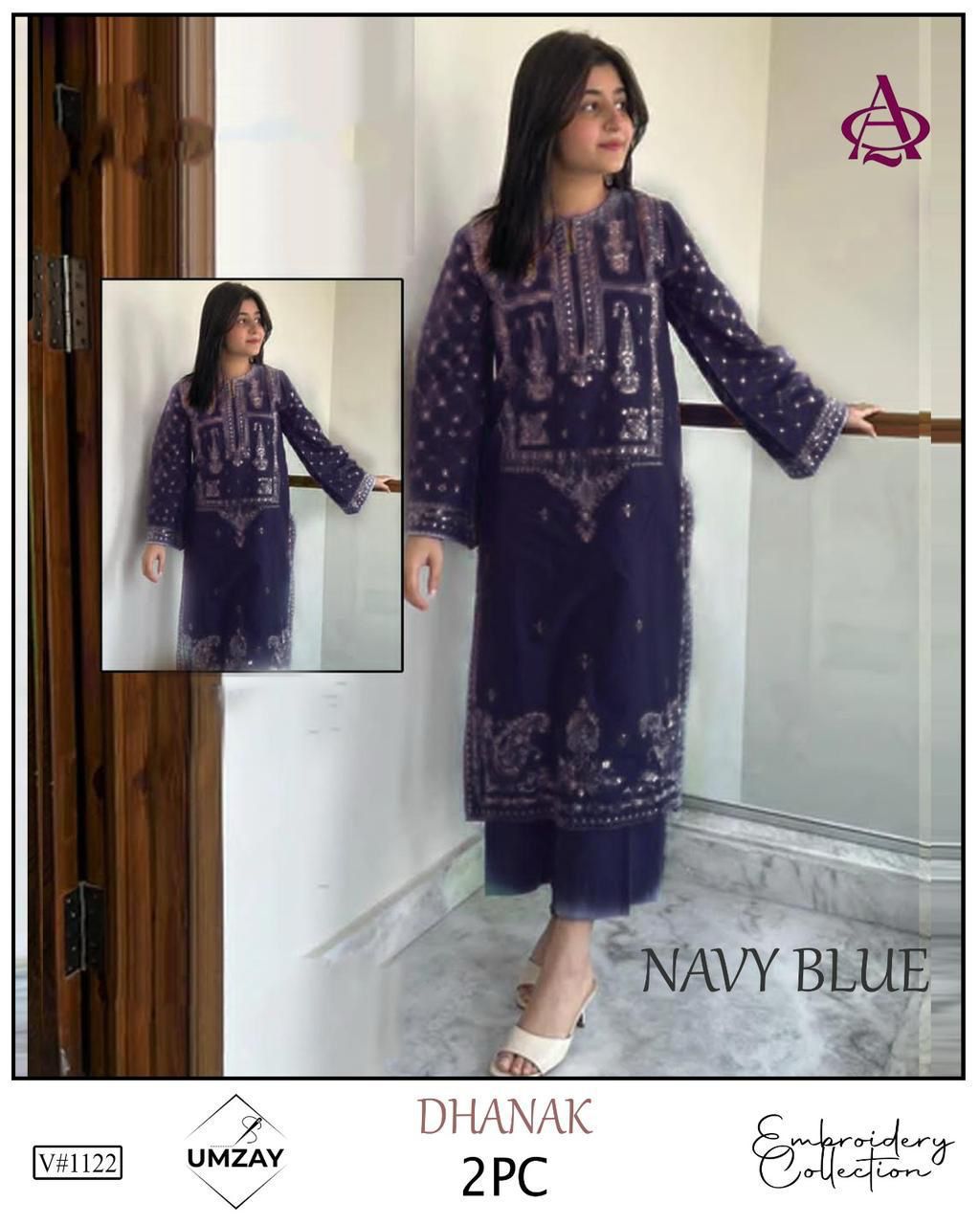 DHENAK 2-PIECE EMBROIDERY SUITE