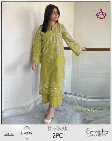 DHENAK 2-PIECE EMBROIDERY SUITE