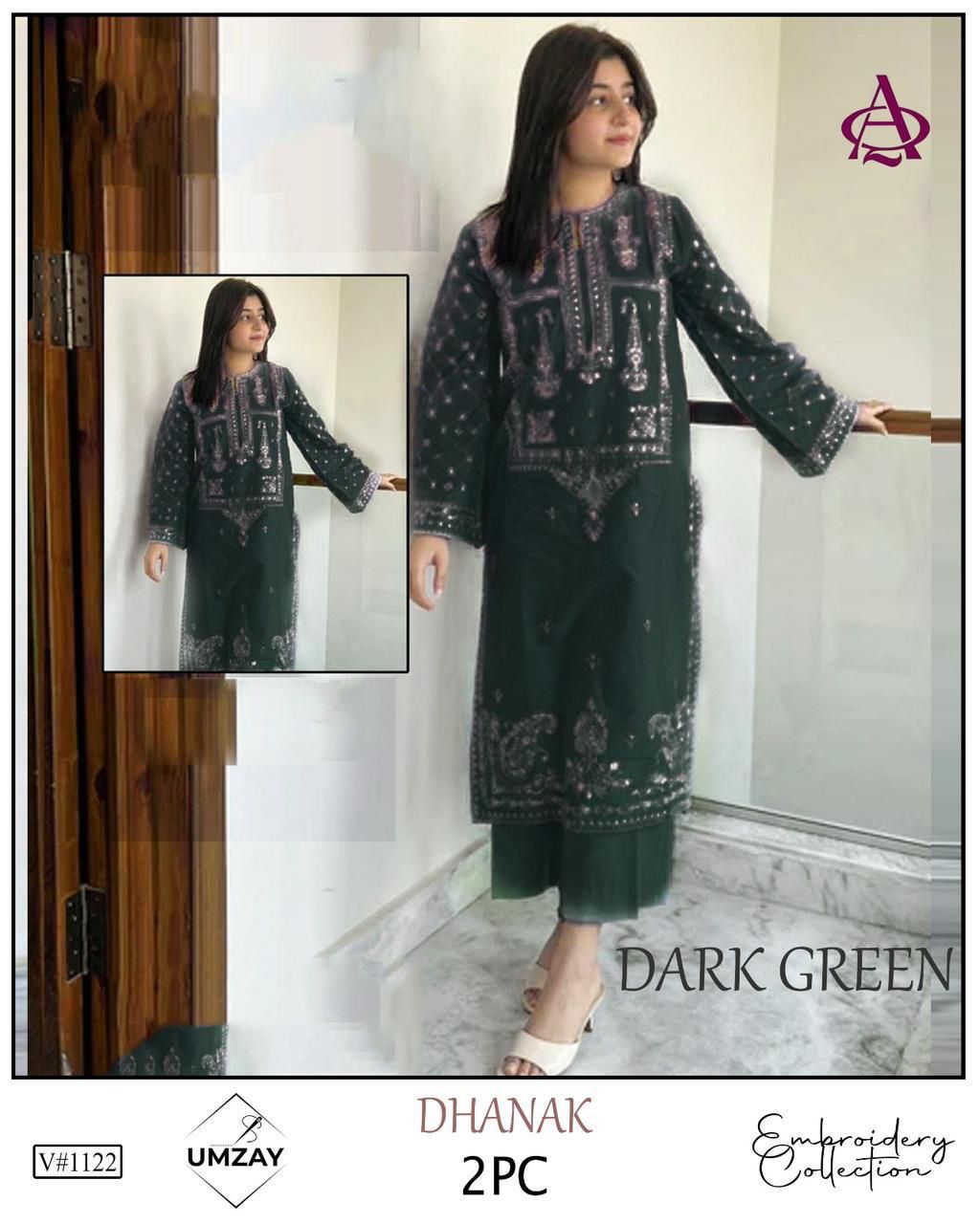 DHENAK 2-PIECE EMBROIDERY SUITE