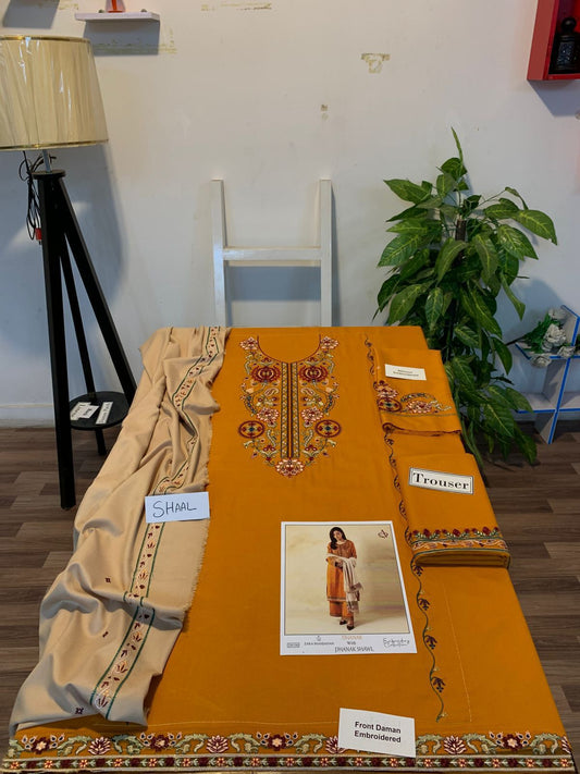 DHENAK 3-PIECE EMBROIDERY SUITE