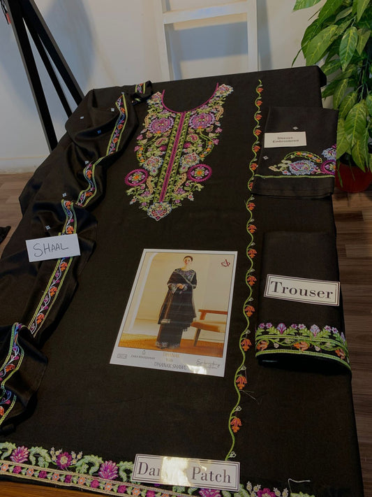 DHENAK 3-PIECE EMBROIDERY SUITE