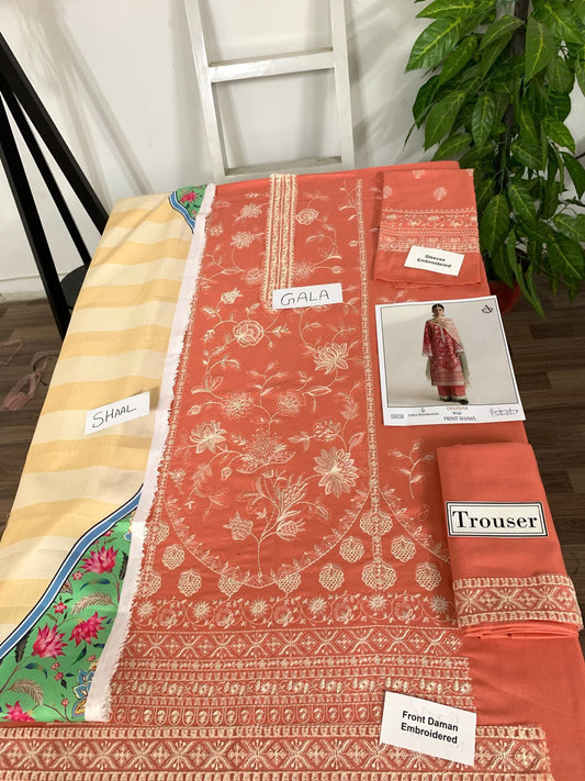 DHENAK 3-PIECE EMBROIDERY SUITE