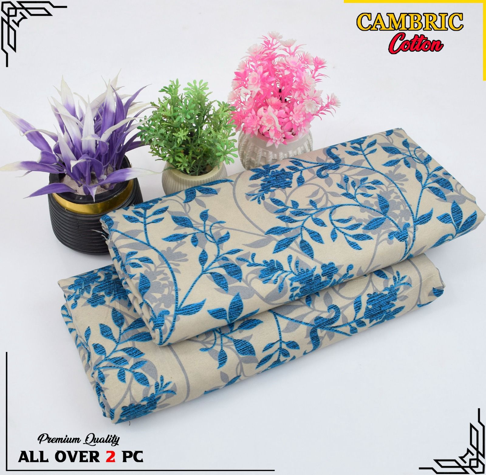 CAMBRIC COTTON 4 Season 2 Piece Suite