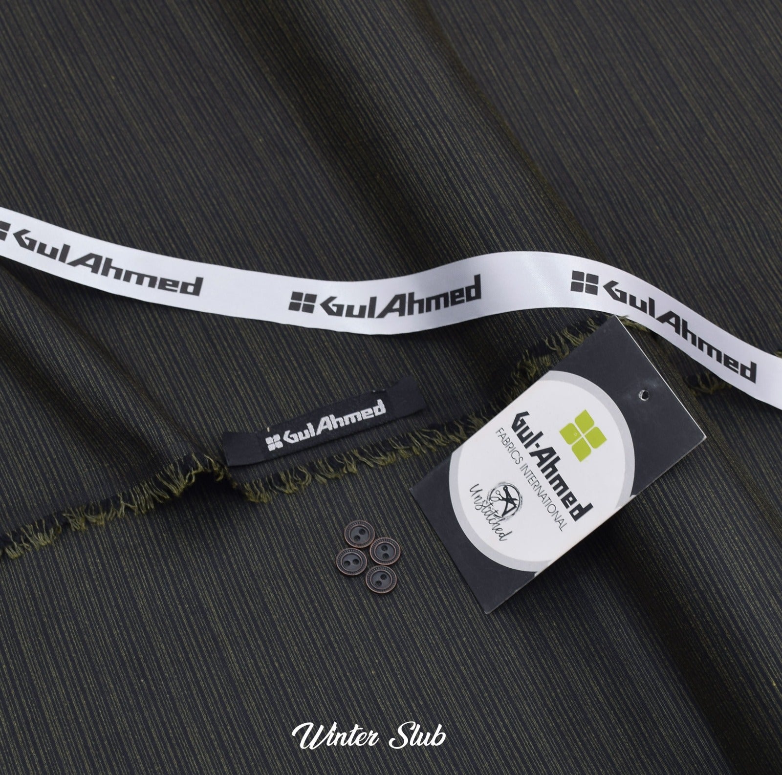 Gull Ahmed’s Premium Slub Wash & Wear suite
